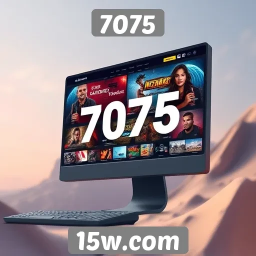 Características inovadoras do site 7075